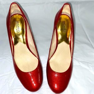 Red Michael Kors Heels